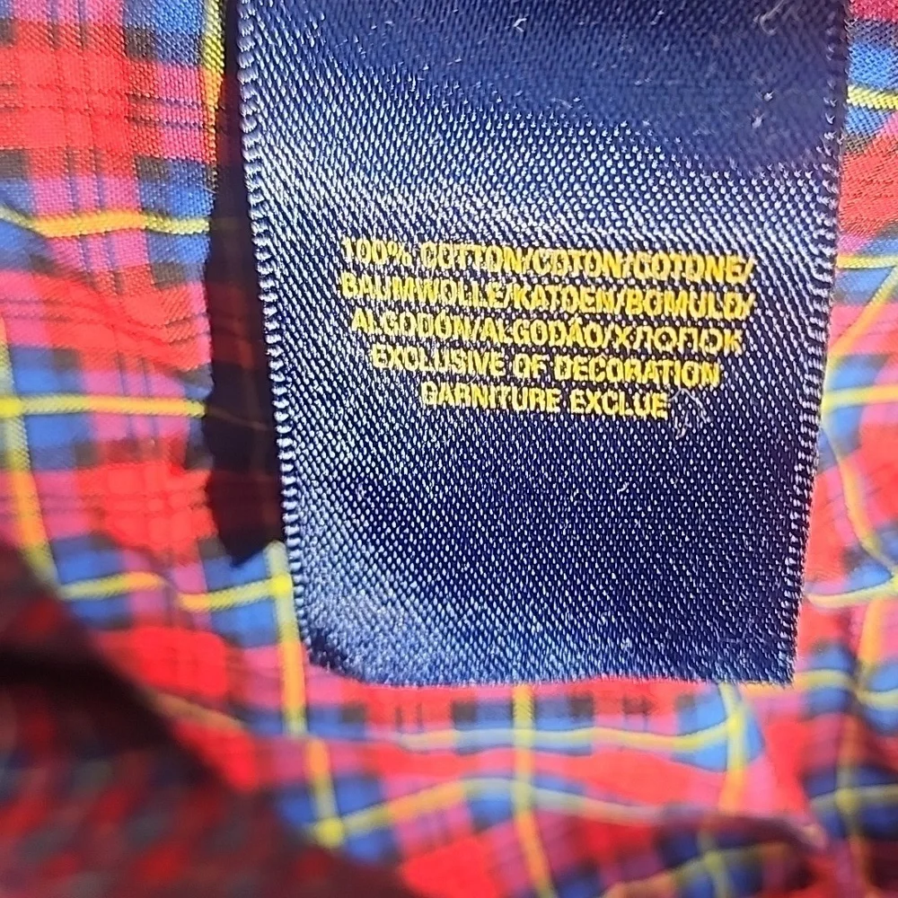 Ralph Lauren Red and Blue Checkered Shirt